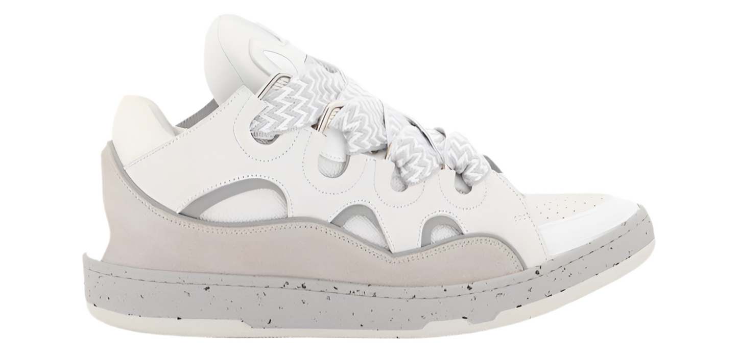 Lanvin Curb Sneakers Grey White