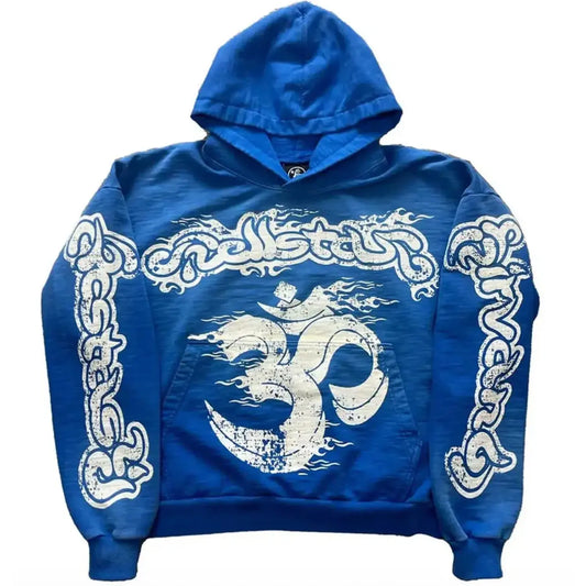 Hellstar Blue Yoga Hoodie