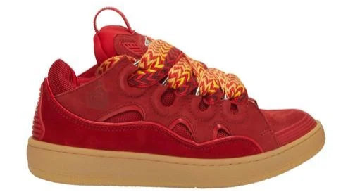 Lanvin Curb Sneakers Poppy Red