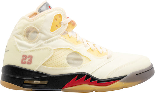 Off White Jordan 5 Cream