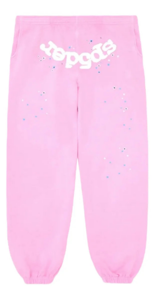 Sp5der Sweatpants Pink