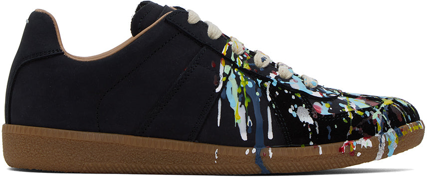 Maison margiela Paint Splatter Black