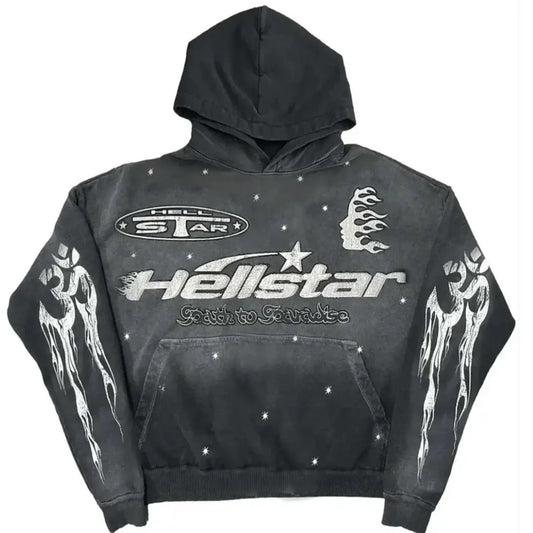 Hellstar Faded Logo Hoodie