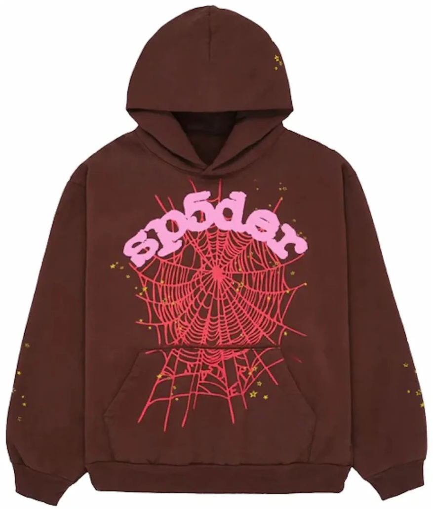 Sp5der Hoodie Brown