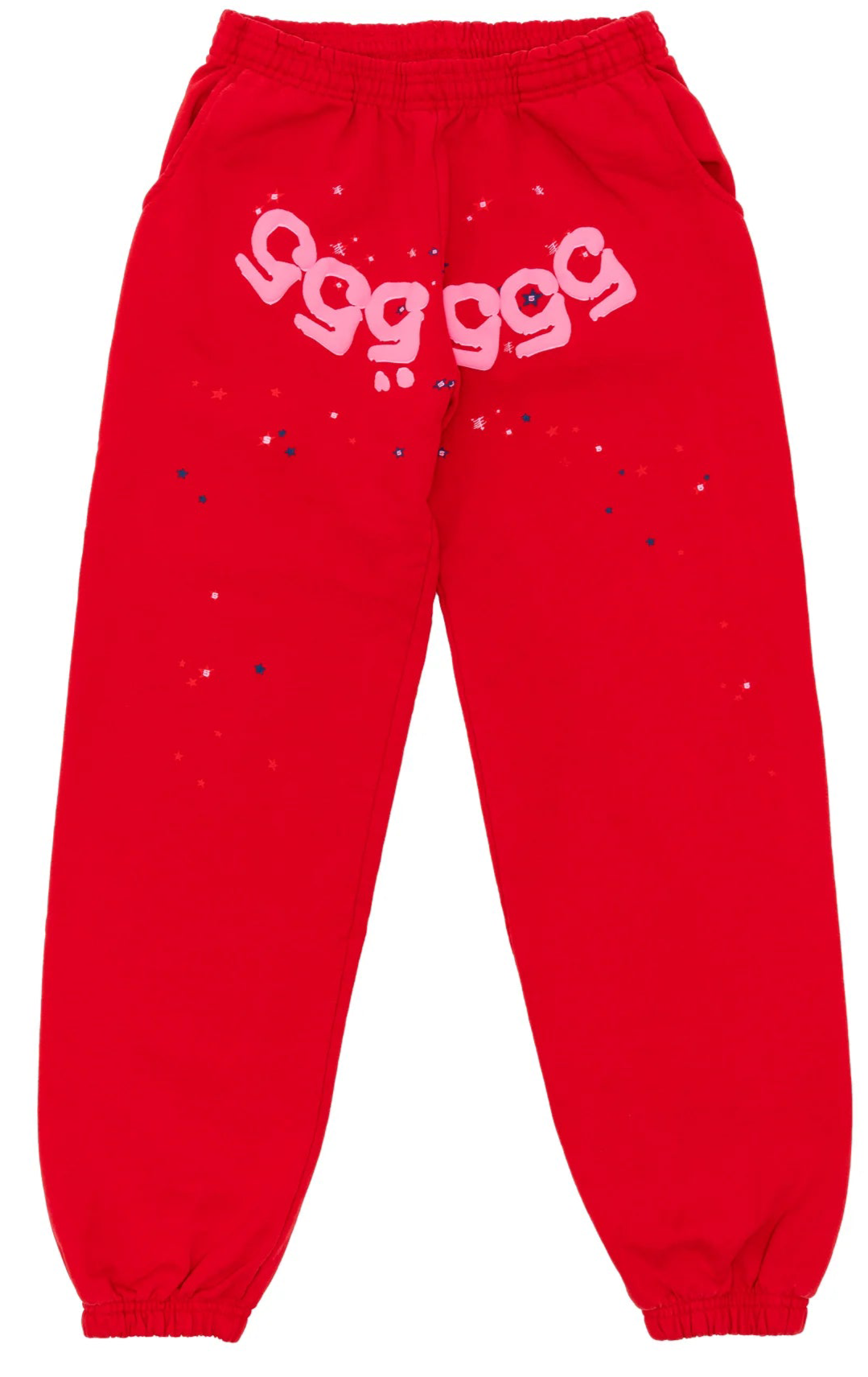 Sp5der Sweatpants Red Pink