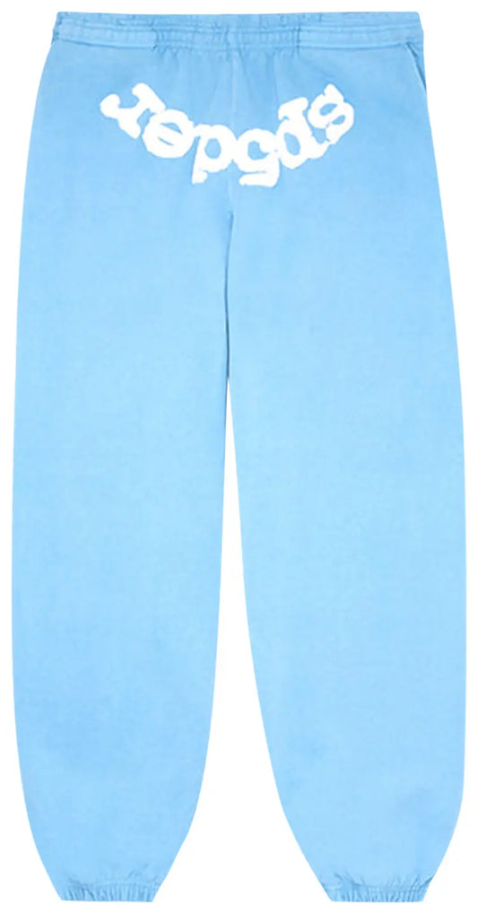 Sp5der Sweatpants Baby Blue