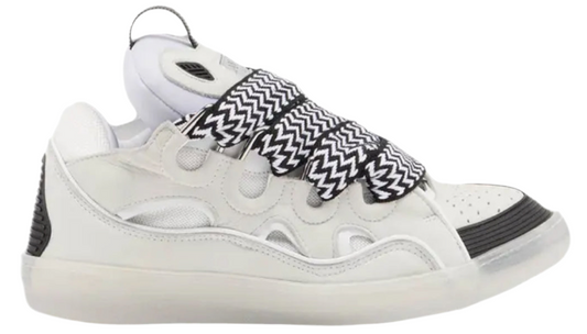 Lanvin Curb Sneakers White Black